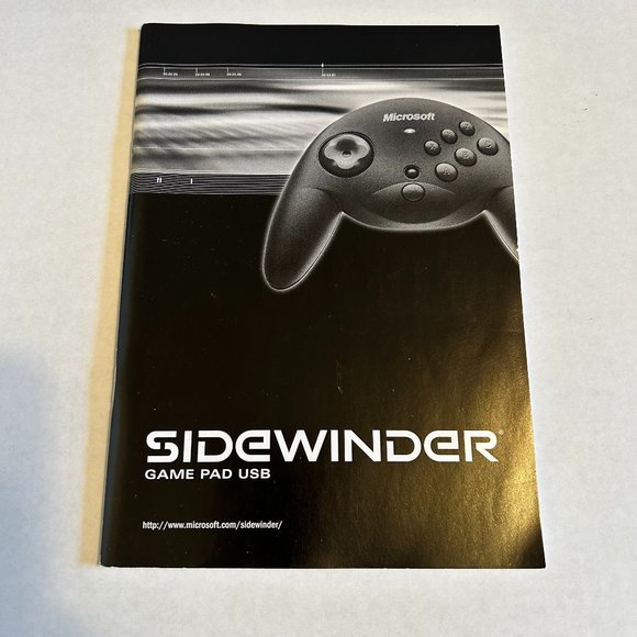 Microsoft SideWinder Gamepad USB Retro Gaming Controller with Manual - Picture 13 of 15